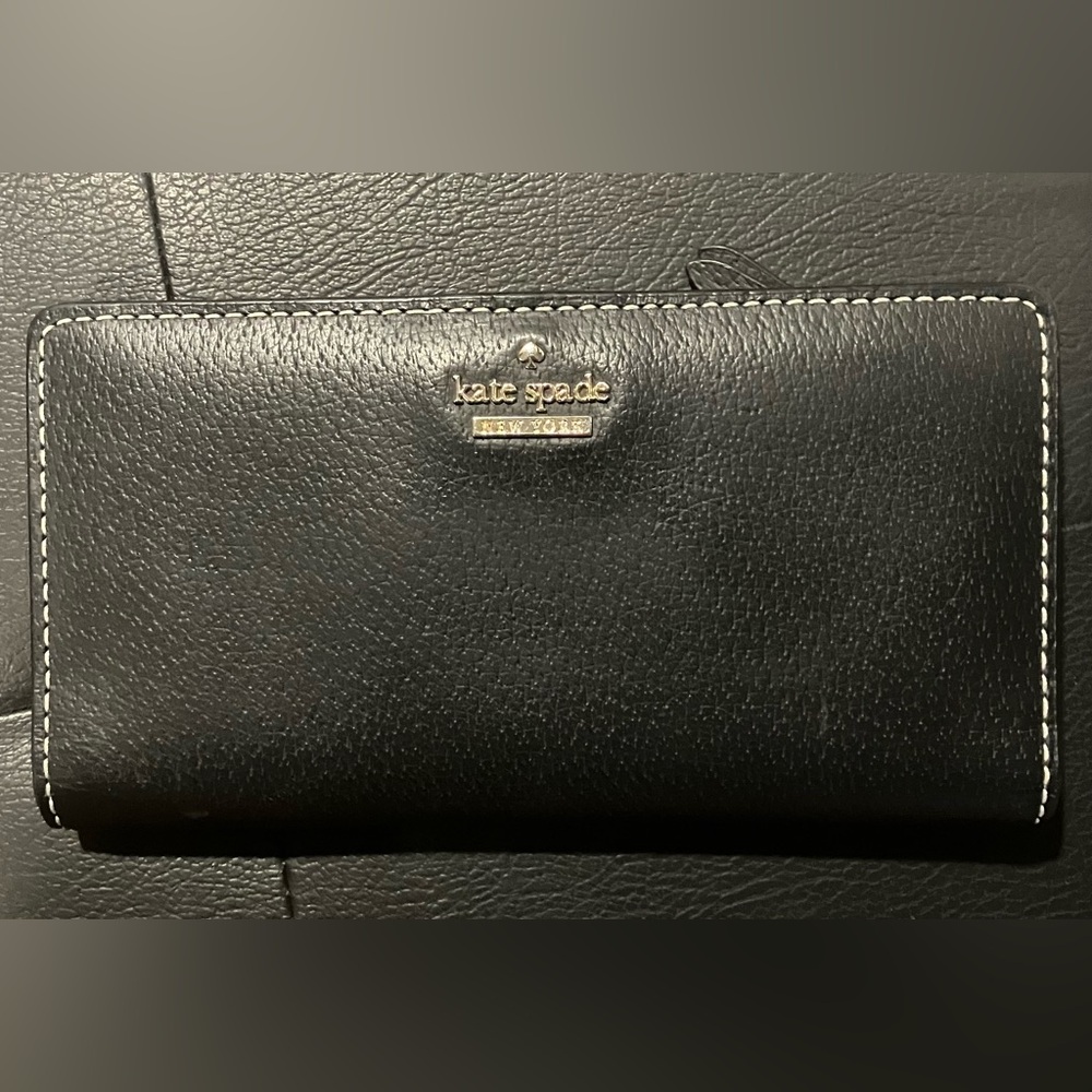 Kate Spade Black Leather bifold wallet